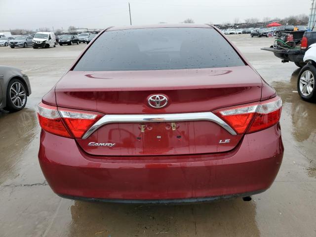 4T1BF1FK2GU605478 - 2016 TOYOTA CAMRY LE MAROON photo 6