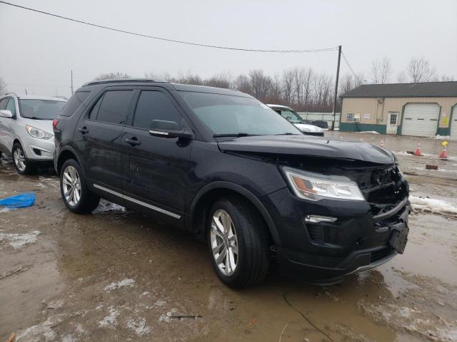 1FM5K8D82JGC65277 - 2018 FORD EXPLORER XLT BLACK photo 4