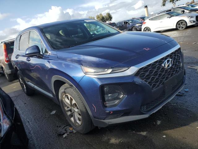 5NMS33AD8LH156696 - 2020 HYUNDAI SANTA FE SEL BLUE photo 4