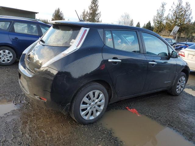 1N4AZ0CPXFC312732 - 2015 NISSAN LEAF S BLACK photo 3