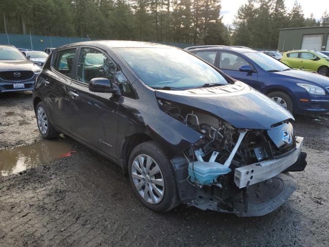 1N4AZ0CPXFC312732 - 2015 NISSAN LEAF S BLACK photo 4