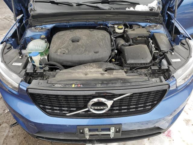 YV4162UM5M2488977 - 2021 VOLVO XC40 T5 R-DESIGN BLUE photo 11