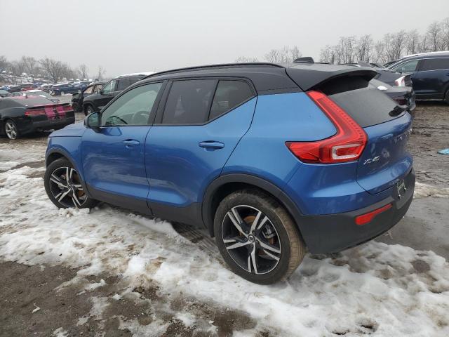 YV4162UM5M2488977 - 2021 VOLVO XC40 T5 R-DESIGN BLUE photo 2