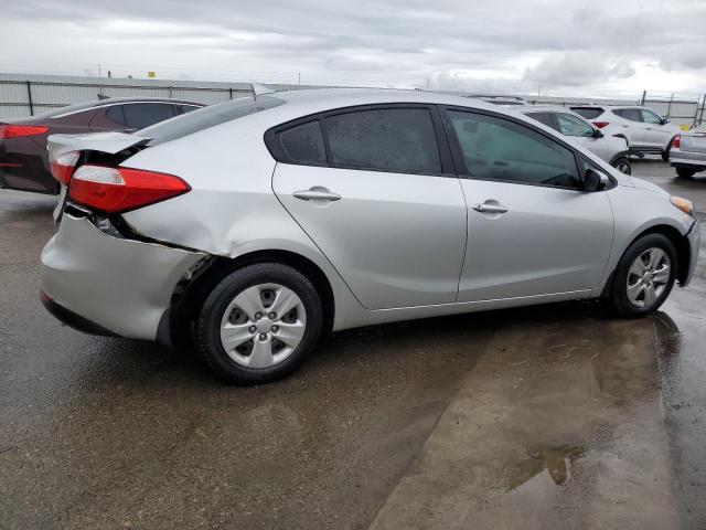 KNAFK4A67E5232312 - 2014 KIA FORTE LX SILVER photo 3