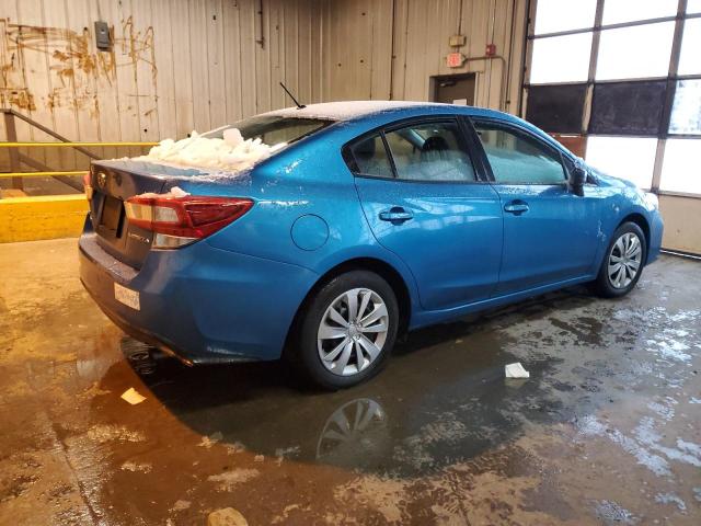 4S3GKAA64J3609142 - 2018 SUBARU IMPREZA BLUE photo 3