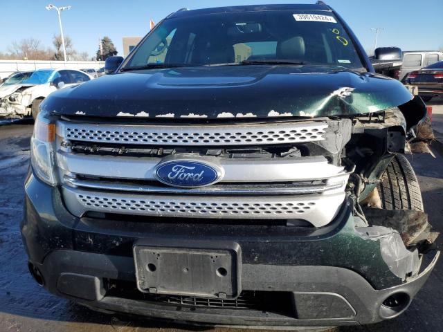 1FM5K8D84DGB78789 - 2013 FORD EXPLORER XLT GREEN photo 5