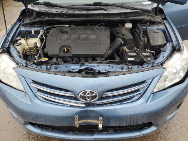 5YFBU4EE4DP098924 - 2013 TOYOTA COROLLA BASE BLUE photo 11