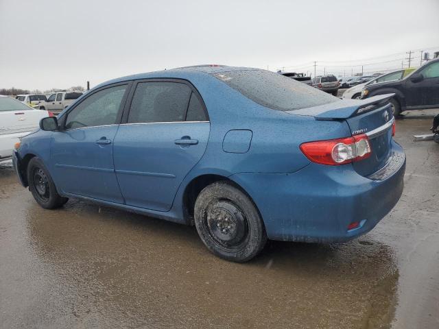 5YFBU4EE4DP098924 - 2013 TOYOTA COROLLA BASE BLUE photo 2