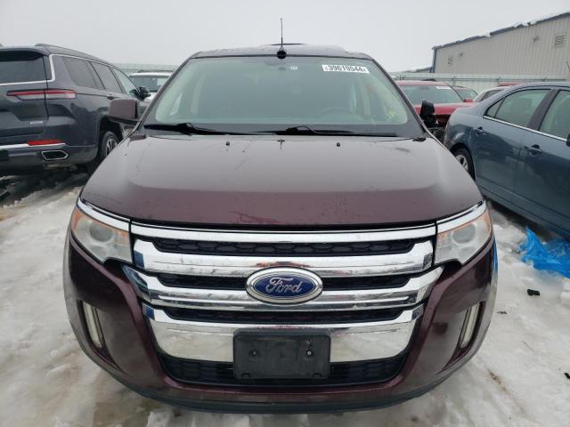 2FMDK4KC2BBA46551 - 2011 FORD EDGE LIMITED BURGUNDY photo 5