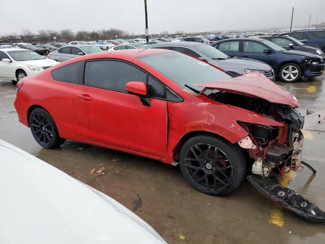 2HGFG3B55EH516147 - 2014 HONDA CIVIC LX RED photo 4