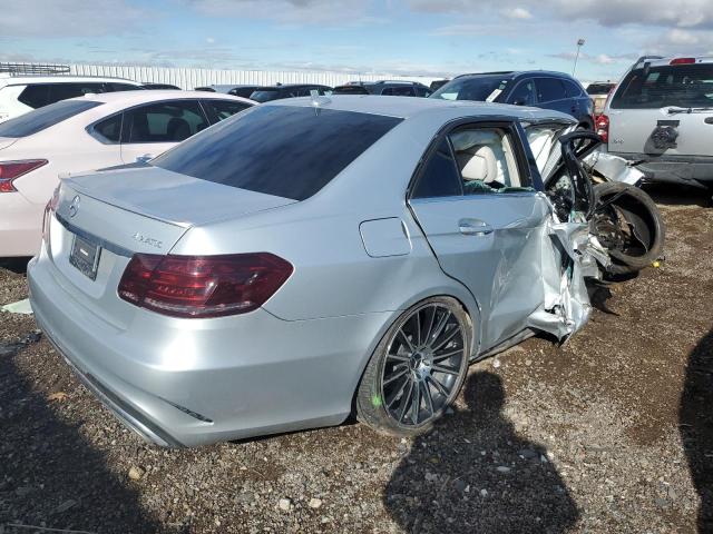 WDDHF8JB9EA814834 - 2014 MERCEDES-BENZ E 350 4MATIC SILVER photo 3