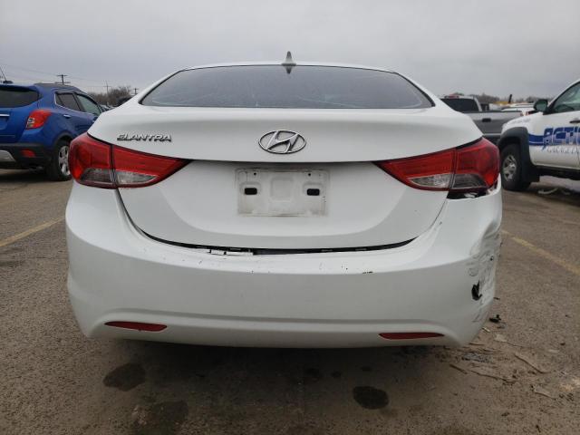 5NPDH4AE7BH036897 - 2011 HYUNDAI ELANTRA GLS WHITE photo 6