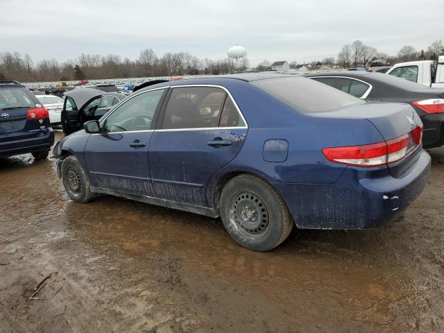 1HGCM56373A041239 - 2003 HONDA ACCORD LX BLUE photo 2