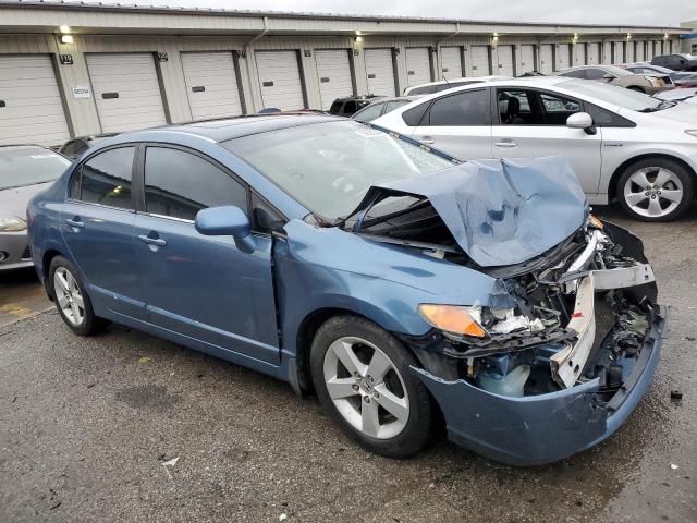 1HGFA16857L028333 - 2007 HONDA CIVIC EX BLUE photo 4