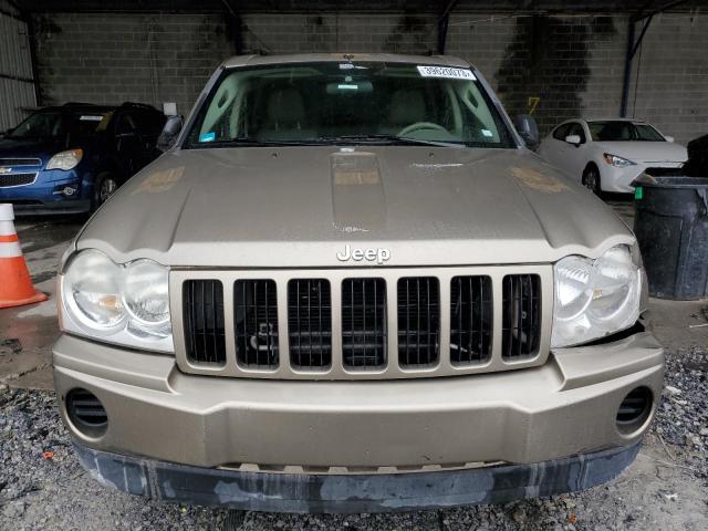 1J4GS48K26C148688 - 2006 JEEP GRAND CHER LAREDO TAN photo 5