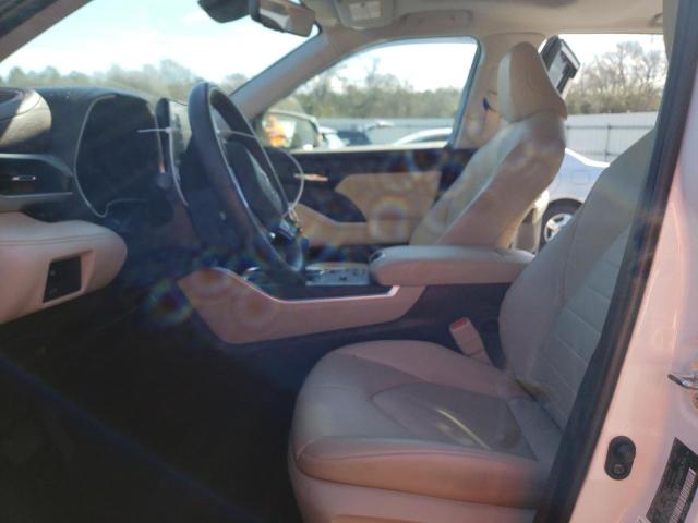 5TDGZRAH5MS514989 - 2021 TOYOTA HIGHLANDER XLE თეთრი ფოტო 7