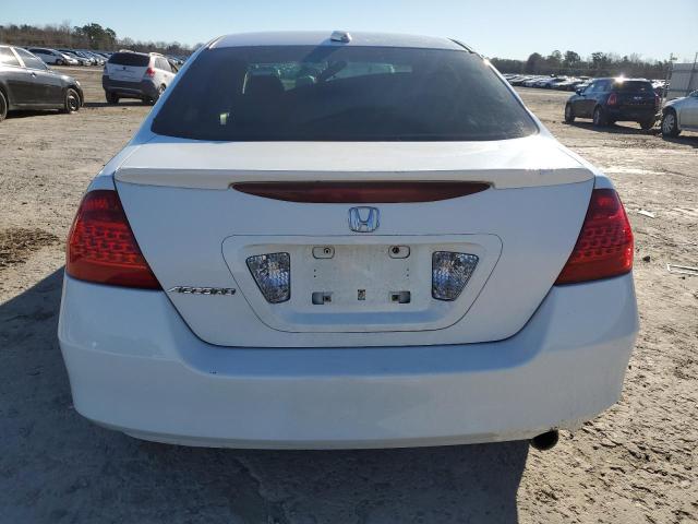 1HGCM56776A144703 - 2006 HONDA ACCORD EX WHITE photo 6