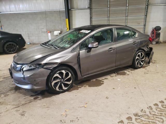 19XFB2F52CE384930 - 2012 HONDA CIVIC LX GRAY photo 1