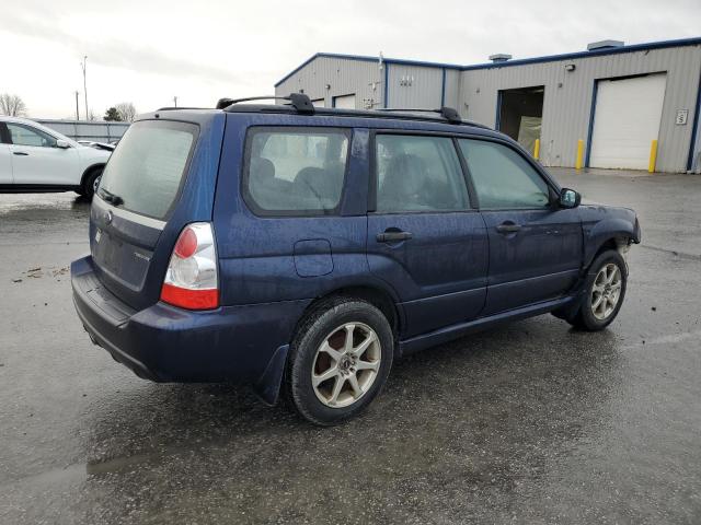 JF1SG63656H742272 - 2006 SUBARU FORESTER 2.5X BLUE photo 3