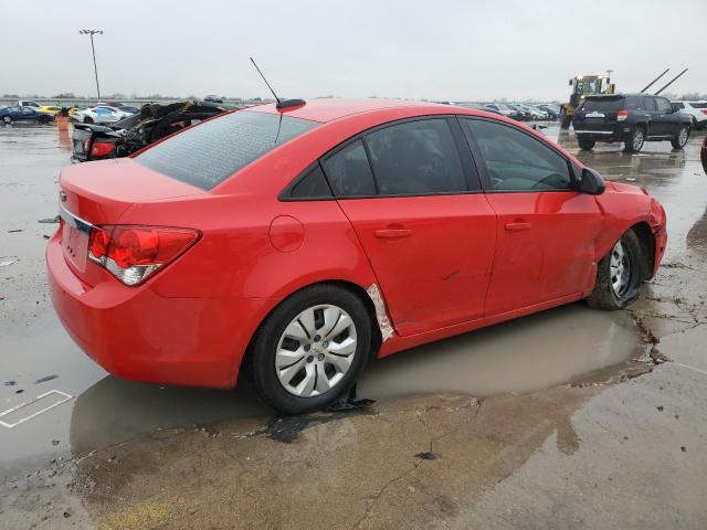 1G1PA5SH3F7151693 - 2015 CHEVROLET CRUZE LS RED photo 3