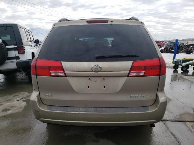 5TDZA23C35S374466 - 2005 TOYOTA SIENNA CE TAN photo 6