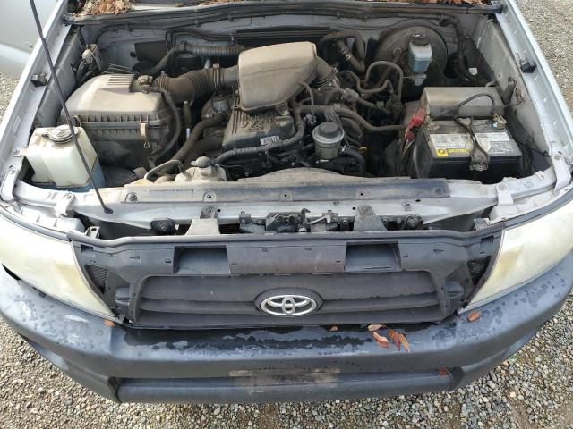 5TETX22N55Z037923 - 2005 TOYOTA TACOMA ACCESS CAB ვერცხლისფერი ფოტო 11