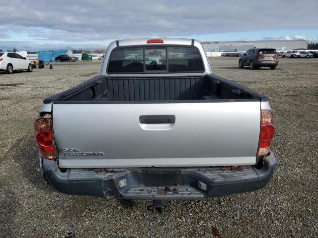 5TETX22N55Z037923 - 2005 TOYOTA TACOMA ACCESS CAB ვერცხლისფერი ფოტო 6