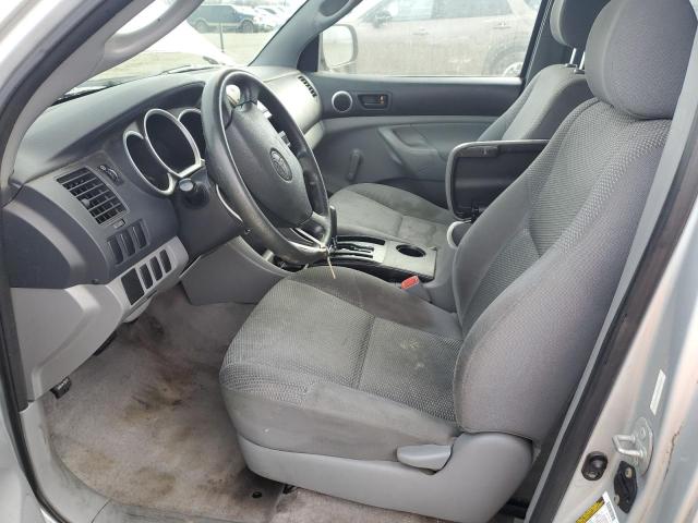 5TETX22N55Z037923 - 2005 TOYOTA TACOMA ACCESS CAB ვერცხლისფერი ფოტო 7