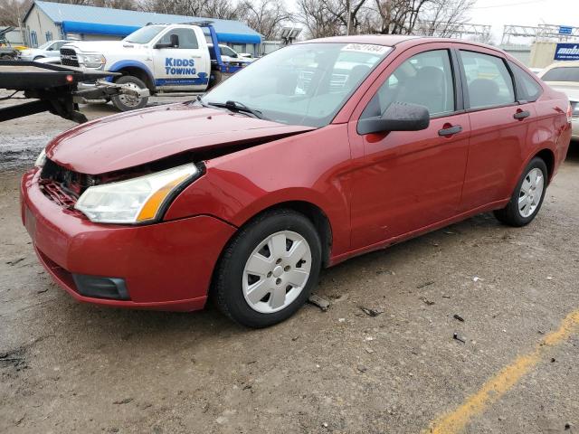 1FAHP3EN8BW197137 - 2011 FORD FOCUS S RED photo 1