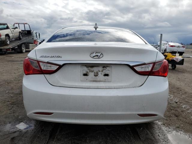 5NPEB4ACXBH051477 - 2011 HYUNDAI SONATA GLS WHITE photo 6