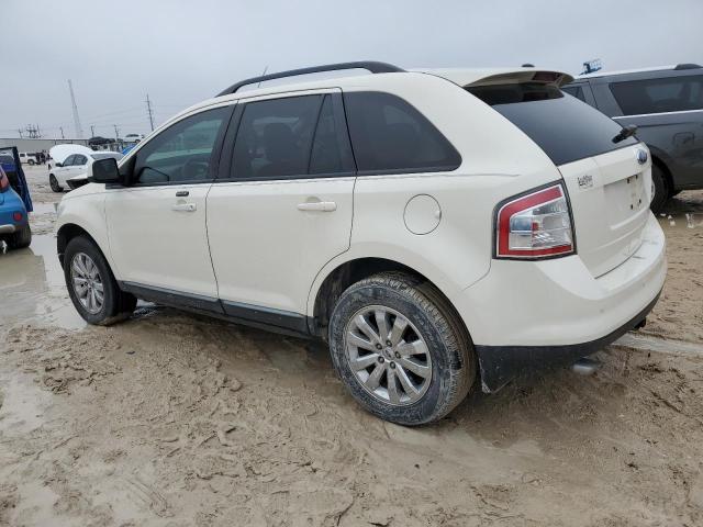 2FMDK38C38BB12311 - 2008 FORD EDGE SEL WHITE photo 2