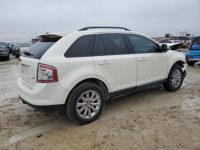 2FMDK38C38BB12311 - 2008 FORD EDGE SEL WHITE photo 3