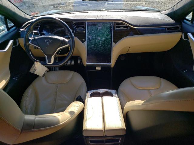 5YJSA1H1XEFP59563 - 2014 TESLA MODEL S 绿色 照片 8