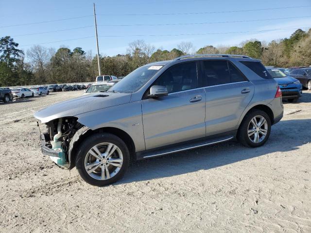 4JGDA5HBXCA062016 - 2012 MERCEDES-BENZ ML 350 4MATIC SILVER photo 1