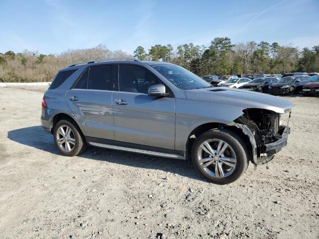 4JGDA5HBXCA062016 - 2012 MERCEDES-BENZ ML 350 4MATIC SILVER photo 4