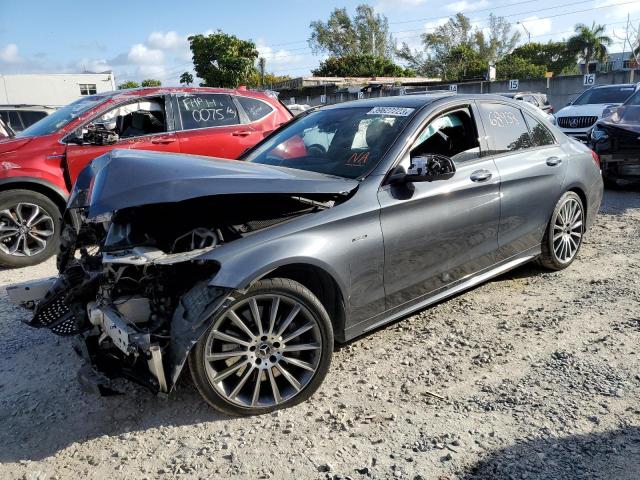 55SWF6EB7GU137193 - 2016 MERCEDES-BENZ C 450 4MATIC AMG GRAY photo 1