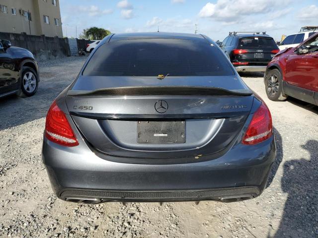 55SWF6EB7GU137193 - 2016 MERCEDES-BENZ C 450 4MATIC AMG GRAY photo 6