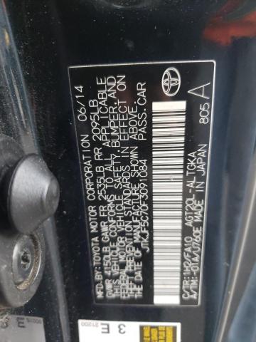 JTKJF5C70F3091084 - 2015 TOYOTA SCION TC 黑色 照片 12