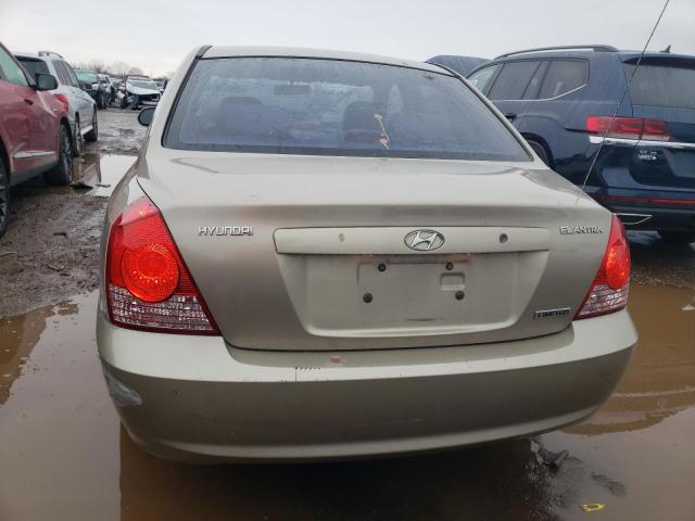 KMHDN46D16U240353 - 2006 HYUNDAI ELANTRA GLS TAN photo 6