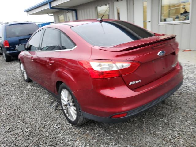 1FADP3J2XDL361003 - 2013 FORD FOCUS TITANIUM RED photo 2