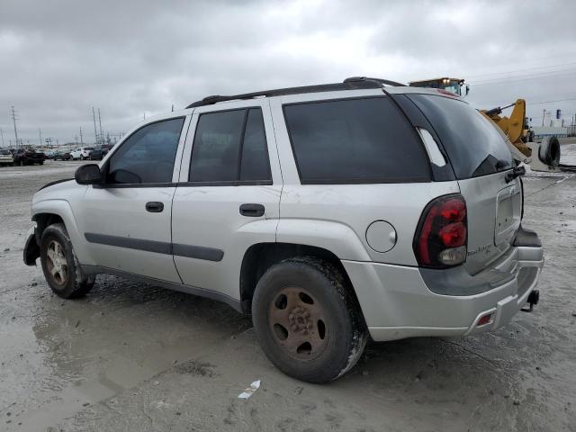 1GNDS13S352323671 - 2005 CHEVROLET TRAILBLAZE LS SILVER photo 2