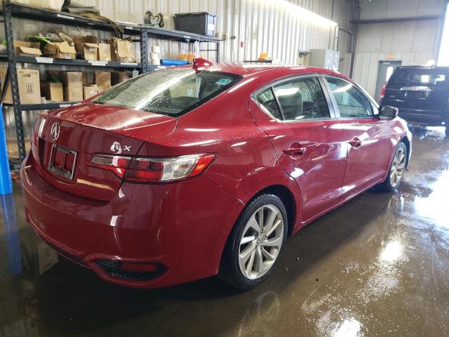 19UDE2F38JA009087 - 2018 ACURA ILX BASE WATCH PLUS RED photo 3