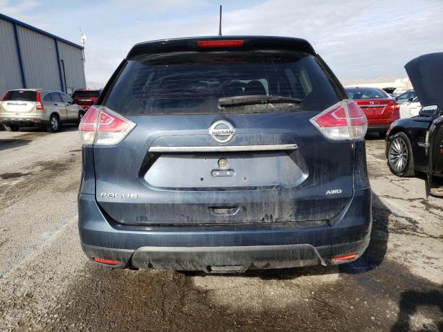 KNMAT2MVXGP632924 - 2016 NISSAN ROGUE S BLUE photo 6