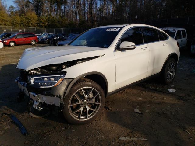 W1N0J8EBXPG140525 - 2023 MERCEDES-BENZ GLC COUPE 300 4MATIC WHITE photo 1