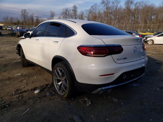 W1N0J8EBXPG140525 - 2023 MERCEDES-BENZ GLC COUPE 300 4MATIC WHITE photo 2