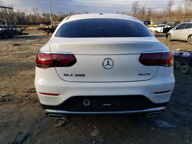 W1N0J8EBXPG140525 - 2023 MERCEDES-BENZ GLC COUPE 300 4MATIC WHITE photo 6