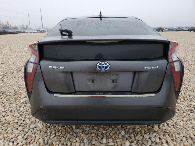 JTDKBRFU0G3014765 - 2016 TOYOTA PRIUS GRAY photo 6