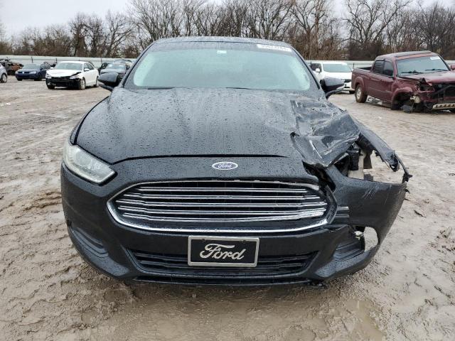 3FA6P0H76DR281174 - 2013 FORD FUSION SE BLACK photo 5