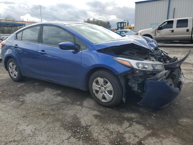 3KPFL4A7XHE043672 - 2017 KIA FORTE LX BLUE photo 4