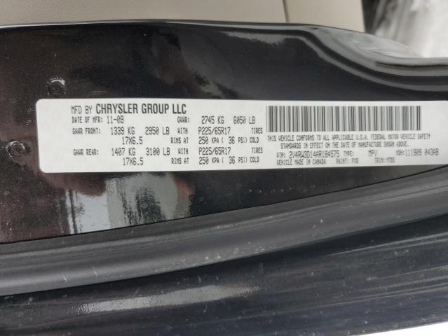 2V4RW3D14AR184575 - 2010 VOLKSWAGEN ROUTAN SE BLACK photo 13